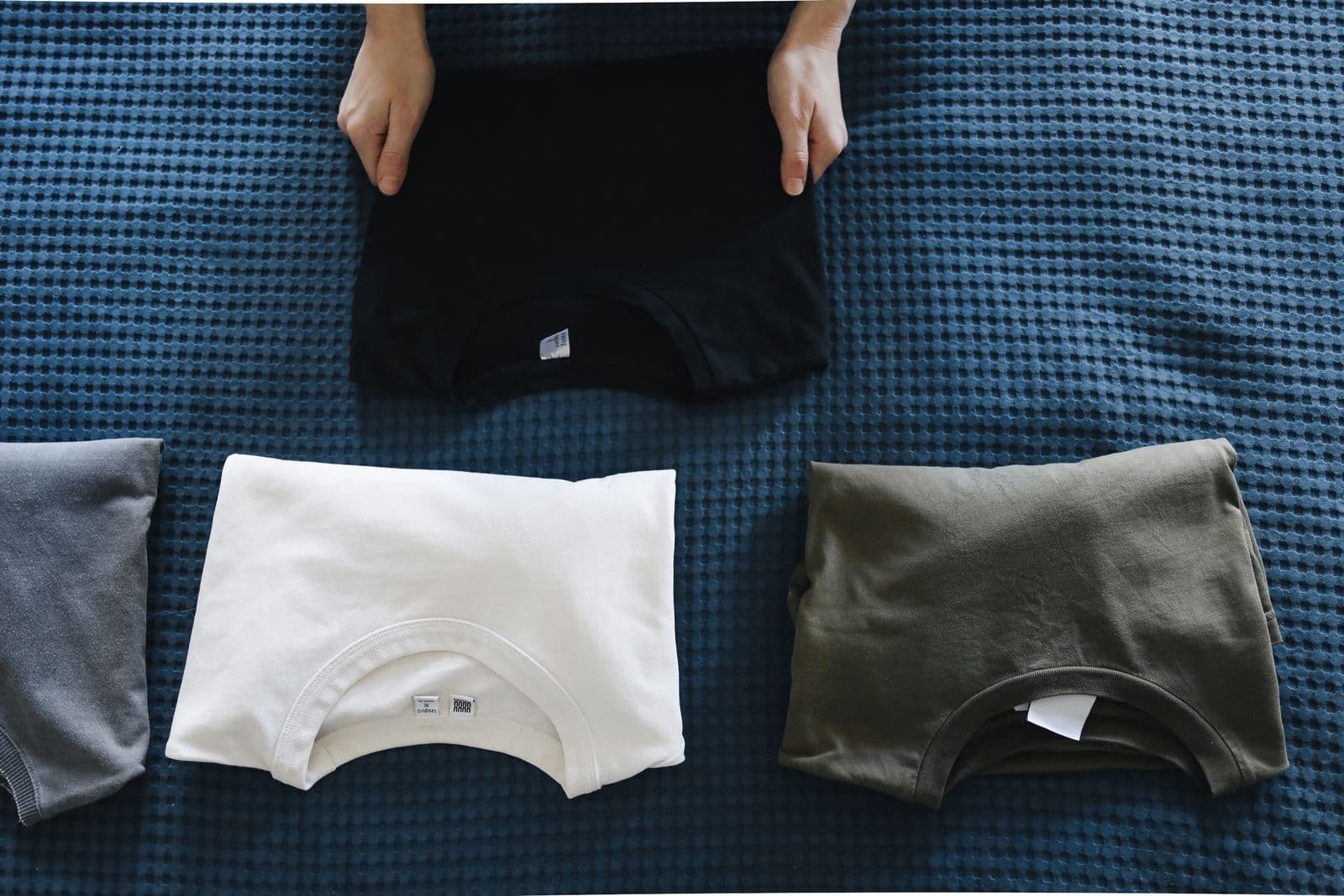 A neat arrangement of premium heavyweight tees